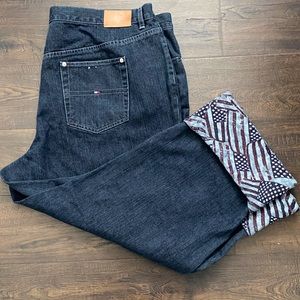 Vintage Tommy Hilfiger Women’s Roll Cuff Capri Jeans